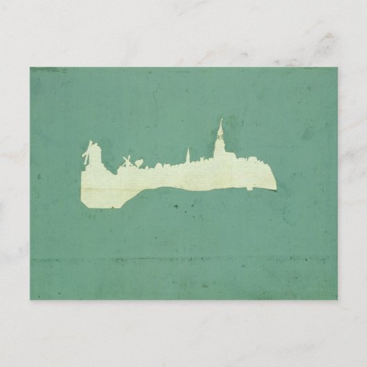 ハンブルクの眺め ポストカード (正面)