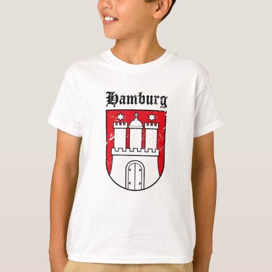 ハンブルクの紋章 Tシャツ (正面)