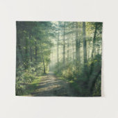 ハンブルクの10月の明るい朝 タペストリー (正面(横))