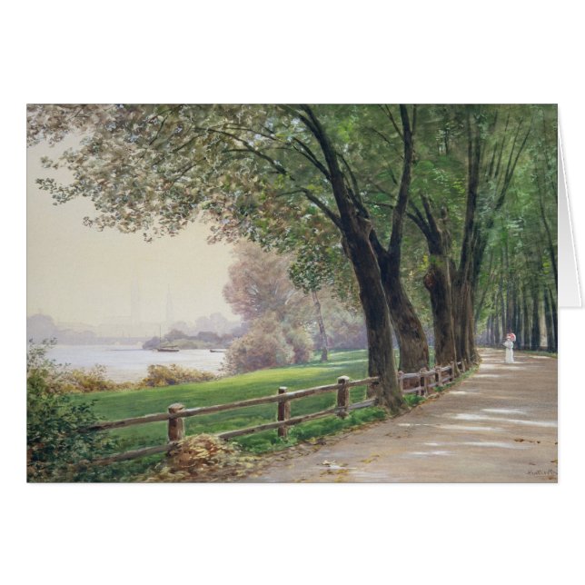 ハンブルクのFontenay (正面横)