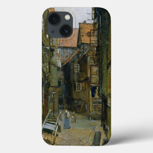 ハンブルクのMatthiasstrasse、1891年 Case-Mate iPhoneケース (裏面)