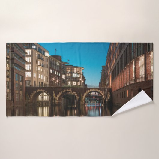 ハンブルクエラントルスブリュッケ バスタオル (バスタオル)