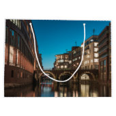 ハンブルクエラントルスブリュッケ ラージペーパーバッグ (裏面)