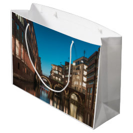 ハンブルクエラントルスブリュッケ ラージペーパーバッグ