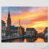 ハンブルクシーニックウォーターフロントスクラップブック紙 (裏面)