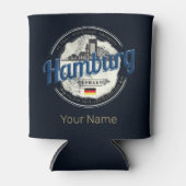 ハンブルクスカイラインドイツヴィンテージホリデースーベリー 缶クーラー (正面)