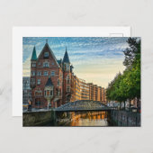 ハンブルクスピヘルシュタット ポストカード (正面/裏面)