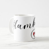 ハンブルクハートマグ（ドイツ） コーヒーマグカップ (正面左)