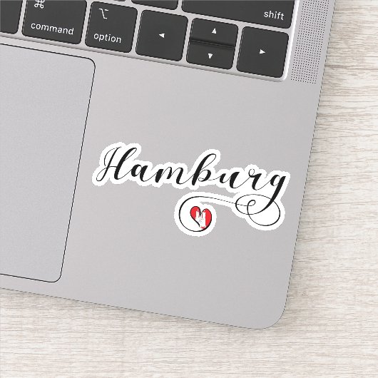 ハンブルクハート国旗 シール (詳細)