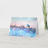 ハンブルクハーバースカイラインとエルベフィルハーモニックホール カード (正面)