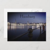 ハンブルクビンネンアルスターポストカルテ ポストカード (正面/裏面)