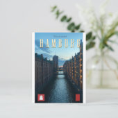 ハンブルクヴィンテージはがき ポストカード (スタンド正面)