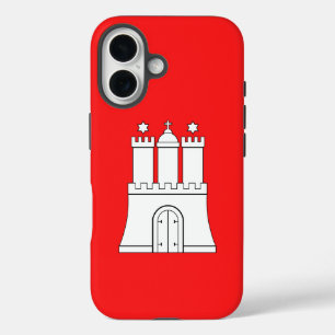 ハンブルク国旗 iPhone 16ケース