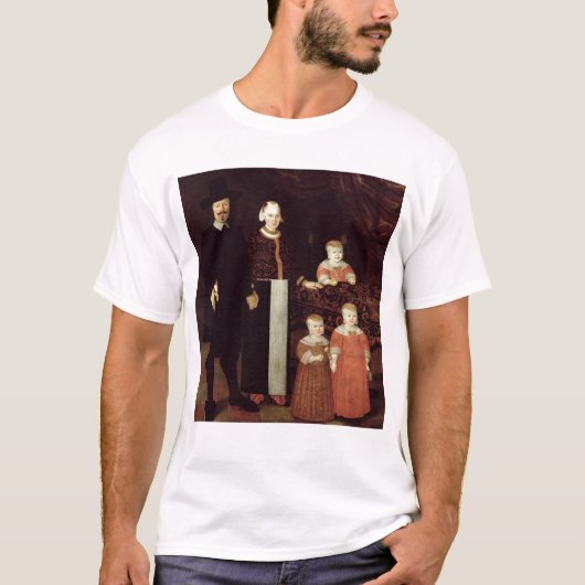 ハンブルク家族のポートレート、c.1640 tシャツ (正面)