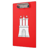 ハンブルク州旗 クリップボード (左)