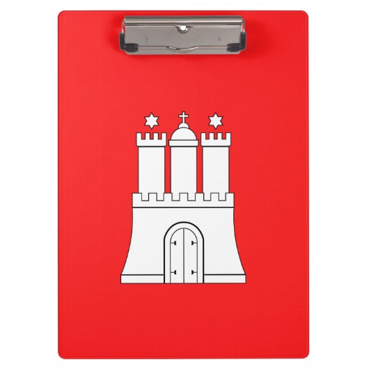 ハンブルク州旗 クリップボード (正面)