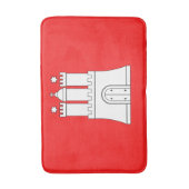 ハンブルク州旗 バスマット (正面縦)