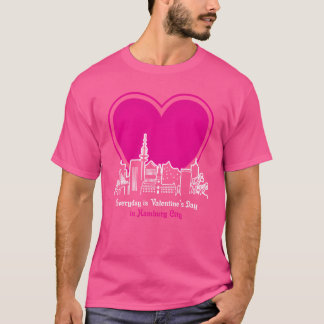 ハンブルク市でのバレンタインデー フレンズ Tシャツ
