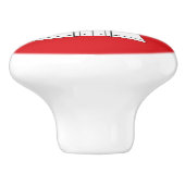 ハンブルク市旗ドイツのシンボル セラミックノブ (側面)