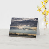 ハンブルク港 カード (黄色い花)