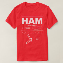 ハンブルク空港HAM Tシャツ