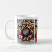 ハンブルク米華線ポスター コーヒーマグカップ (左)