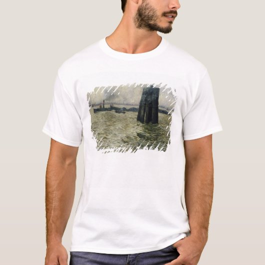 ハンブルク1894年の港 Tシャツ (正面)