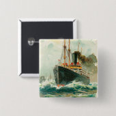 ハンブルク – アメリカ海のパトリシアの景色 缶バッジ (正面&裏面)