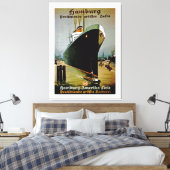 ハンブルク・アメリカ線～XL キャンバスプリント (インサイチュ (寝室))