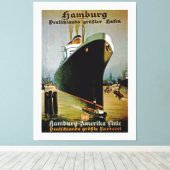 ハンブルク・アメリカ線～XL キャンバスプリント (インサイチュ (ウッドフロア))