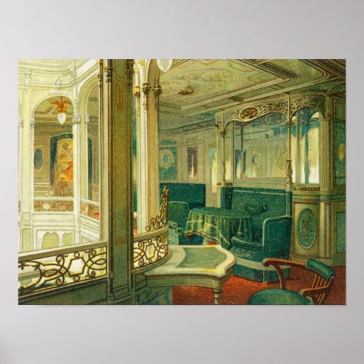 ハンブルク・アメリカ航路 ポスター (正面)