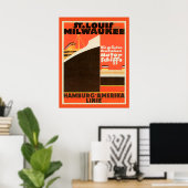 ハンブルク・アメリカ・リニー ポスター (ホームオフィス)
