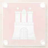 ハンブルク ガラスコースター (裏面)