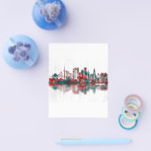 ハンブルク ドイツのスカイライン チラシ (シングル)