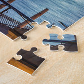 ハンブルク,ドイツのトワイライトのパノラマ ジグソーパズル (側面)