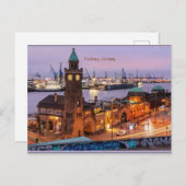 ハンブルク・ドイツの街並み写真 ポストカード (正面/裏面)