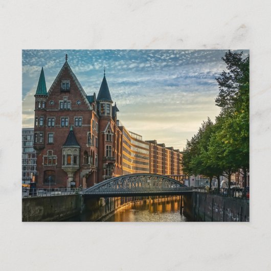 ハンブルク、ドイツシティビュー ポストカード (正面)