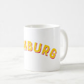 ハンブルク,ドイツヴィンテージアーチ コーヒーマグカップ (正面右)