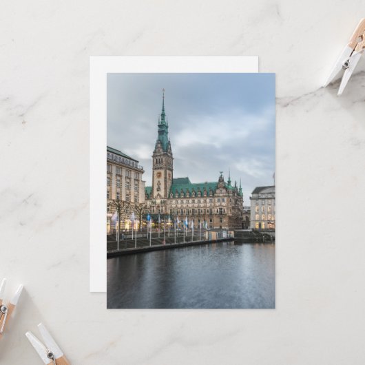 ハンブルク・ドイツ カード (正面/裏面インサイチュ)