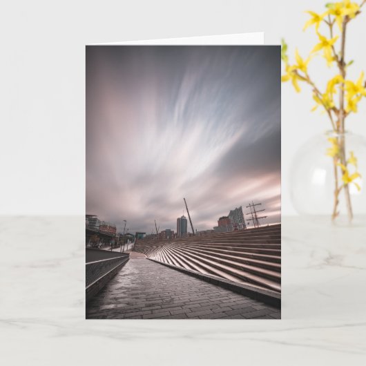 ハンブルク・ドイツ カード (黄色い花)