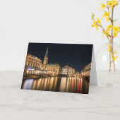 ハンブルク・ドイツ カード (黄色い花)