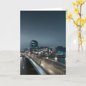 ハンブルク・ドイツ カード (黄色い花)