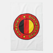 ハンブルク・ドイツ キッチンタオル (縦)