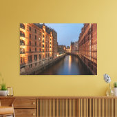 ハンブルク・ドイツ キャンバスプリント (インサイチュ (リビング))