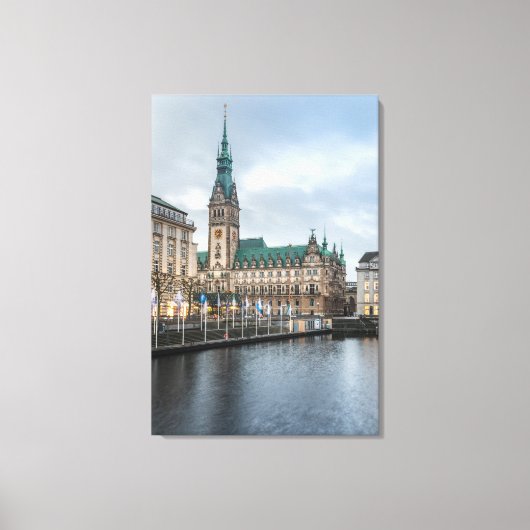 ハンブルク・ドイツ キャンバスプリント (正面)