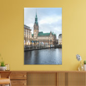 ハンブルク・ドイツ キャンバスプリント (インサイチュ (リビング))