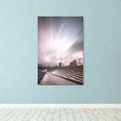 ハンブルク・ドイツ キャンバスプリント (インサイチュ (ウッドフロア))