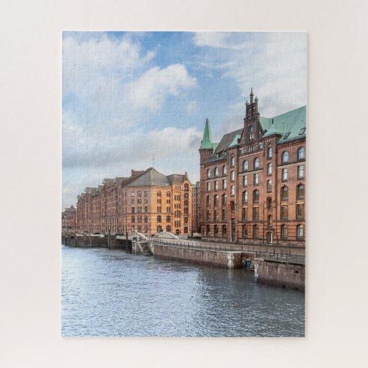 ハンブルク・ドイツ ジグソーパズル (縦)