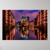 ハンブルク・ドイツ ポスター (正面)