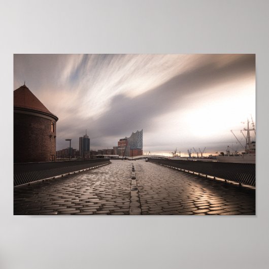 ハンブルク・ドイツ ポスター (正面)